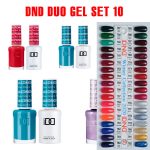 DND Duo Gel Set #10 - Winter Collection 2020 (Free color chart)